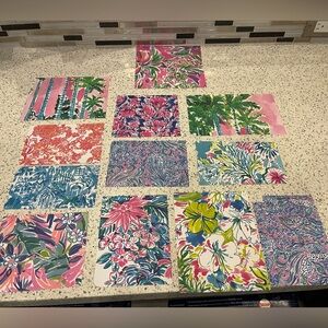 Lilly Pulitzer Planner Pages for Craft Use